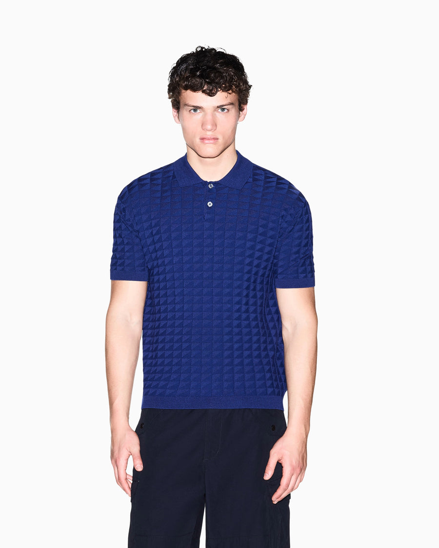 POLO AZULON PUNTO EN MANGA CORTA ARMANI ARMANI EXCHANGE