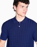 POLO AZULON PUNTO EN MANGA CORTA ARMANI ARMANI EXCHANGE