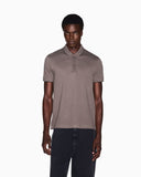 POLO MARRON PIQUE SLIM FIT ARMANI EXCHANGE