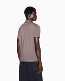 POLO MARRON PIQUE SLIM FIT ARMANI EXCHANGE