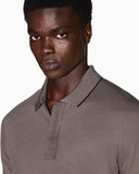 POLO MARRON PIQUE SLIM FIT ARMANI EXCHANGE