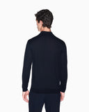 POLO AZUL MARINO PUNTO MANGA LARGA ARMANI EXCHANGE