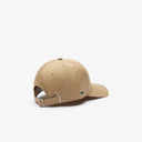 GORRA BEIGE CON BORDADO LACOSTE