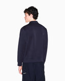 SUDADERA AZUL MARINO CUELLO POLO EN TEJIDO MODAL ARMANI EXCHANGE