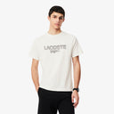 CAMISETA BLANCA ESTAMPADA LOGO LACOSTE
