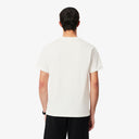 CAMISETA BLANCA ESTAMPADA LOGO LACOSTE