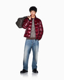 PLUMIFERO BURDEOS ACOLCHADO EN BRILLO ARMANI EXCHANGE