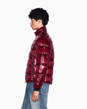 PLUMIFERO BURDEOS ACOLCHADO EN BRILLO ARMANI EXCHANGE
