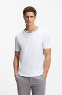 CAMISETA LOGO CUELLO BLANCA HUGO BOSS 50554862