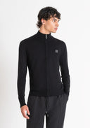 CARDIGAN CREMALLERA PUNTO NEBGRO ANTONY MORATO MMSW01441