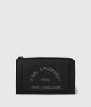 CARTERA CREMALLERA NEGRA KARL LAGERFELD B4W32074