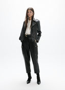 CAZADORA BIKER NEGRA TACHAS  LOLA CASADEMUNT