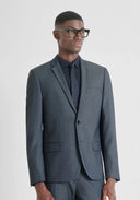 CHAQUETA TRAJE TEJIDO MICRODIBUJO AZUL ANTONY MORATO MMJS00071