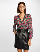FALDA POLIPIEL MORGAN NEGRA