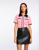 FALDA POLIPIEL MORGAN NEGRA