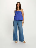 VAQUEROS ANCHOS DE TIRO ALTO DENIM STONE MORGAN