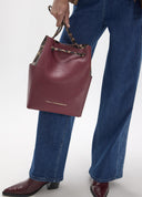 SHOPPER BURDEOS COMBINADO LOLA CASADEMUNT