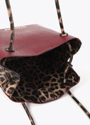 SHOPPER BURDEOS COMBINADO LOLA CASADEMUNT