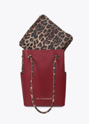SHOPPER BURDEOS COMBINADO LOLA CASADEMUNT
