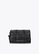 BANDOLERA NEGRA ACOLCHADA CON LOGO LOLA CASADEMUNT