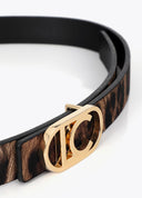 CINTURON REVERSIBLE ANIMAL PRINT LOLA CASADEMUNT