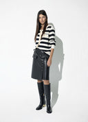 FALDA MIDI NEGRA TACHAS LOLA CASADEMUNT