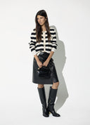 FALDA MIDI NEGRA TACHAS LOLA CASADEMUNT