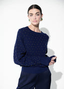JERSEY AZULON BOLITAS METALICAS LOLA CASADEMUNT
