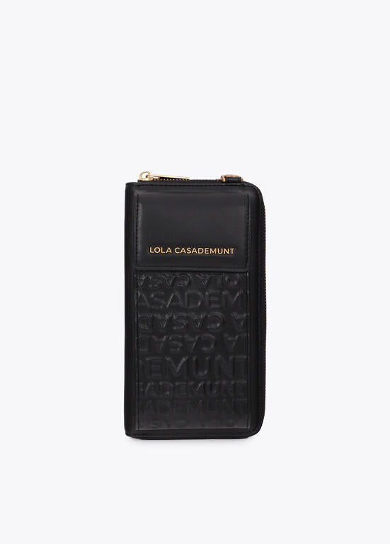 FUNDA MOVIL NEGRO LOGOS LOLA CASADEMUNT