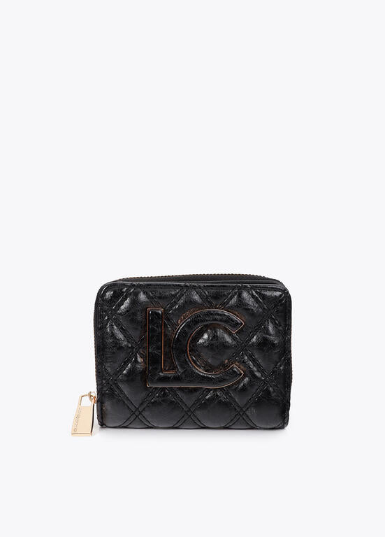 MONEDERO NEGRO ACOLCHADO LOLA CASADEMUNT