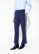 PANTALON AZUL JOGGER CON STRASS LOLA CASADEMUNT