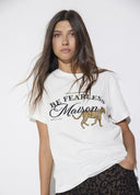 CAMISETA BLANCA GRAFICO FRONTAL LOLA CASADEMUNT