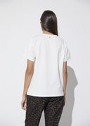 CAMISETA BLANCA GRAFICO FRONTAL LOLA CASADEMUNT