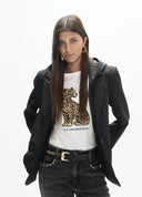 CAMISETA BLANCA LEOPARDO EN LENTEJUELAS LOLA CASADEMUNT