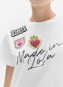 CAMISETA BLANCA MADE IN LOLA CASADEMUNT