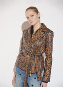 CAZADORA ESTILO BIKER ESTAMPADO LEOPARDO BY LOLA CASADEMUNT