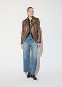 CAZADORA ESTILO BIKER ESTAMPADO LEOPARDO BY LOLA CASADEMUNT
