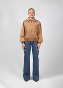 CAZADORA BOMBER SATEN CAMEL LOLA CASADEMUNT