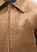 CAZADORA BOMBER SATEN CAMEL LOLA CASADEMUNT