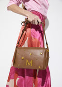 BANDOLERA CAMEL CON TACHAS LOLA CASADEMUNT