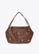 SHOPPER MARRON MULTITACHAS LOLA CASADEMUNT