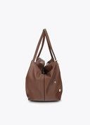 SHOPPER MARRON MULTITACHAS LOLA CASADEMUNT