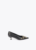 ZAPATOS NEGROS CON APLICACIONES JOYA