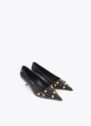 ZAPATOS NEGROS CON APLICACIONES JOYA