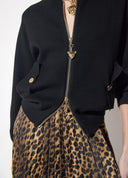 CARDIGAN NEGRO TIPO BOMBER LOLA CASADEMUNT