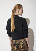 CARDIGAN NEGRO TIPO BOMBER LOLA CASADEMUNT