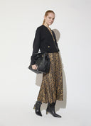 CARDIGAN NEGRO TIPO BOMBER LOLA CASADEMUNT