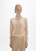 JERSEY BEIGE CRISTALES ANIMAL BY MAITE CASADEMUNT