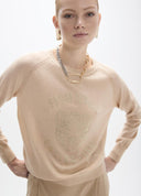 JERSEY BEIGE CRISTALES ANIMAL BY MAITE CASADEMUNT