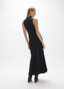 VESTIDO NEGRO CON DETALLES STRASS LOLA CASADEMUNT